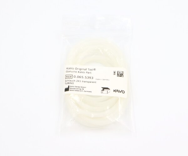 Kavo Schlauch 2 x1 transparent - neu